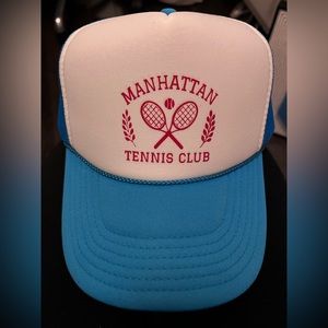 New Tennis hat Manhattan tennis club spring break